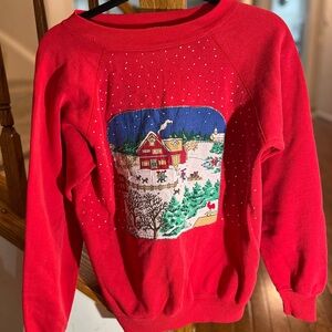 Red Holiday Sweatshirt